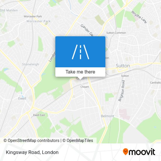 Kingsway Road map