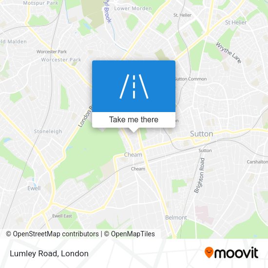 Lumley Road map