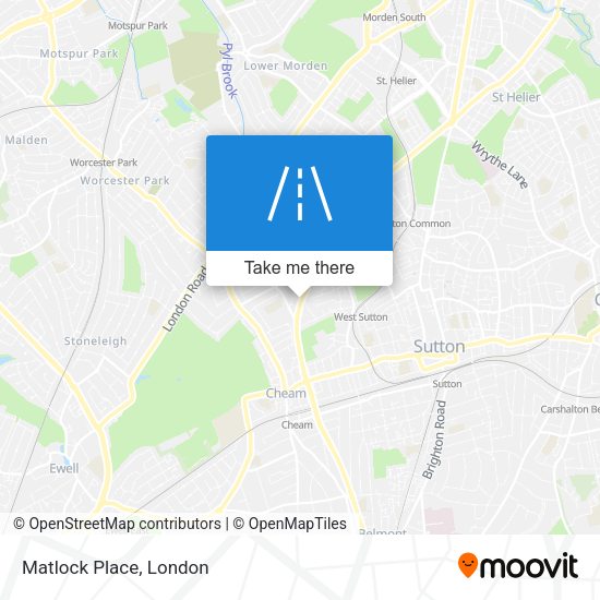 Matlock Place map