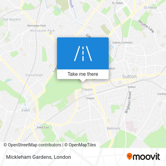 Mickleham Gardens map