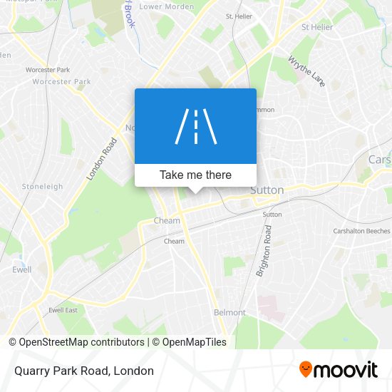 Quarry Park Road map
