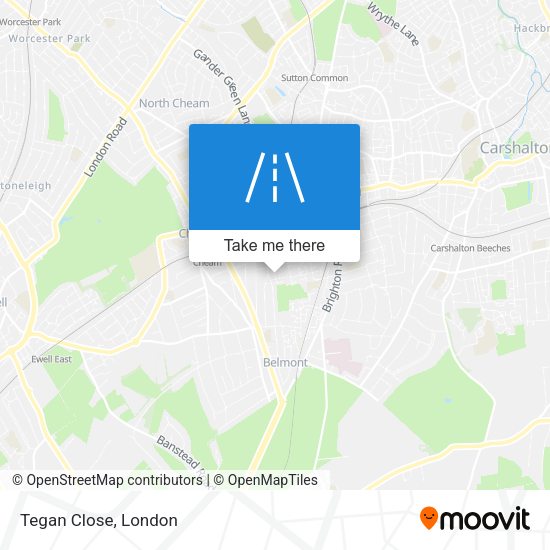 Tegan Close map