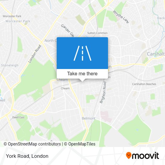 York Road map