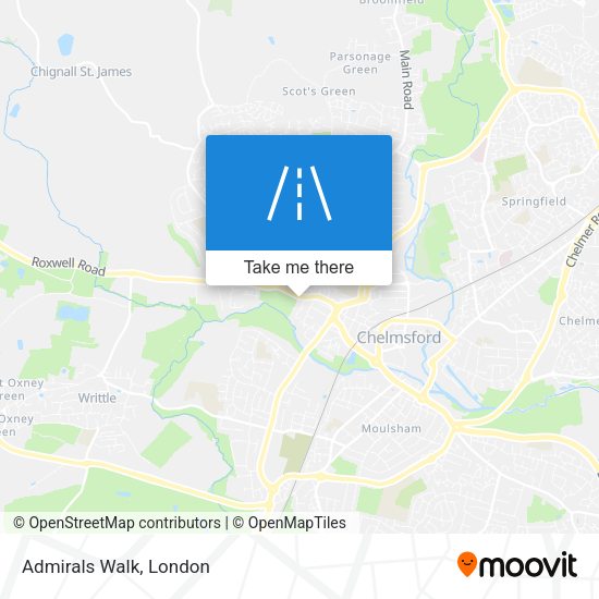 Admirals Walk map