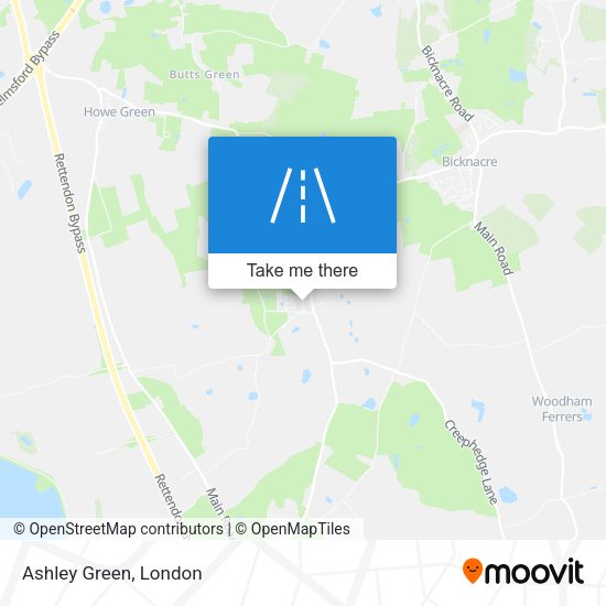 Ashley Green map
