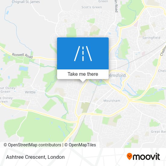 Ashtree Crescent map