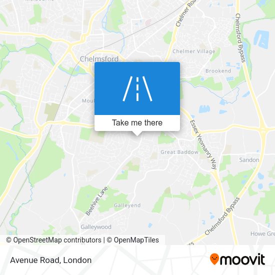 Avenue Road map