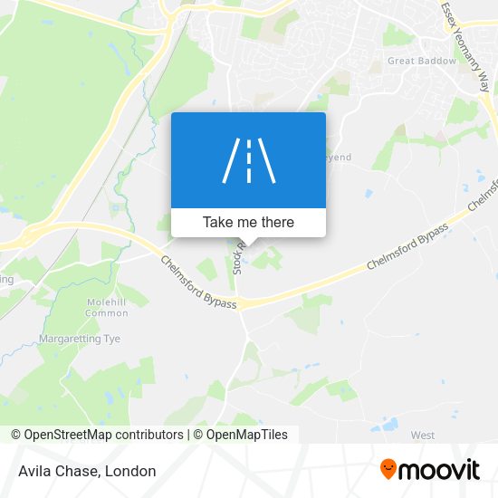 Avila Chase map