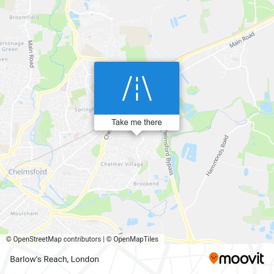 Barlow's Reach map