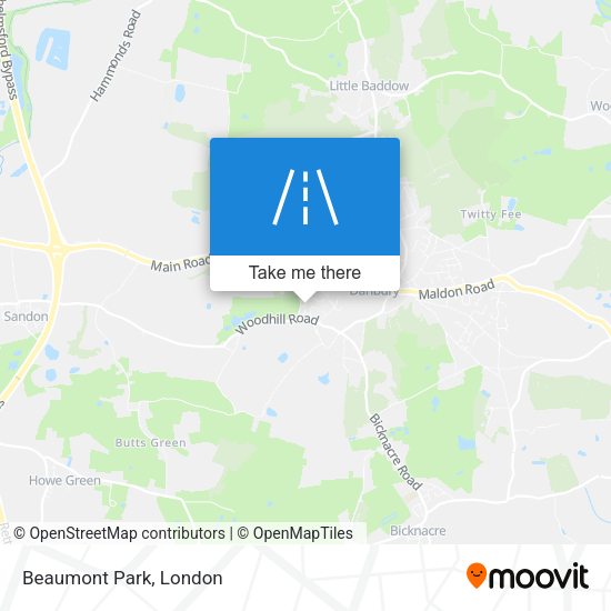 Beaumont Park map