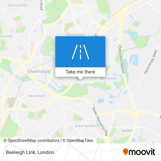 Beeleigh Link map