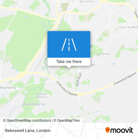 Bekeswell Lane map