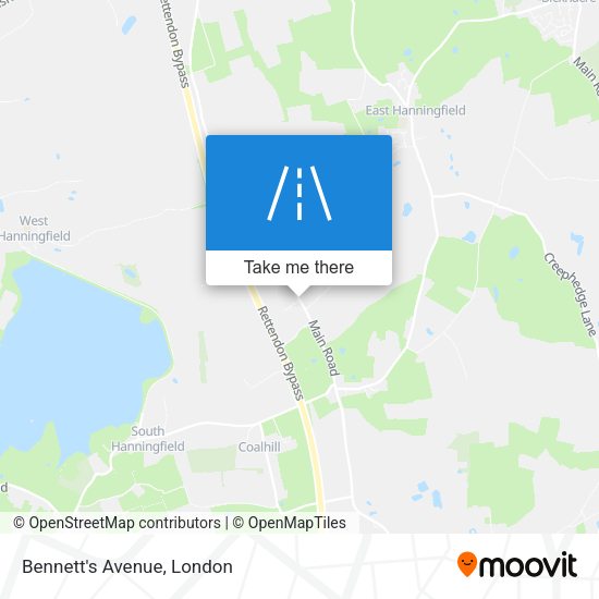 Bennett's Avenue map