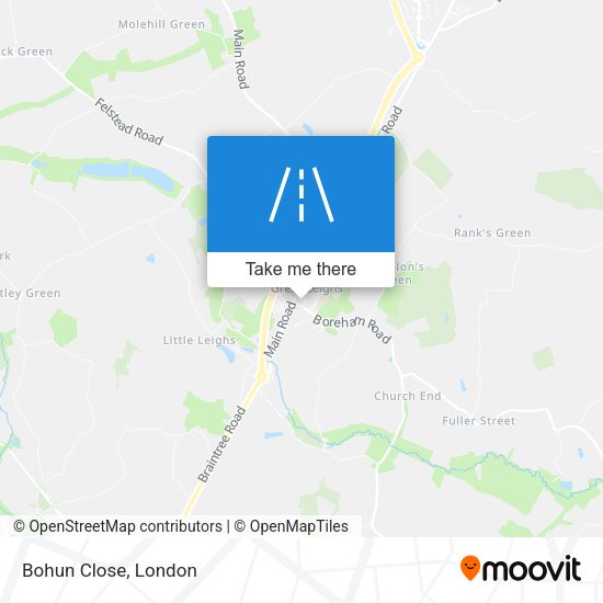 Bohun Close map