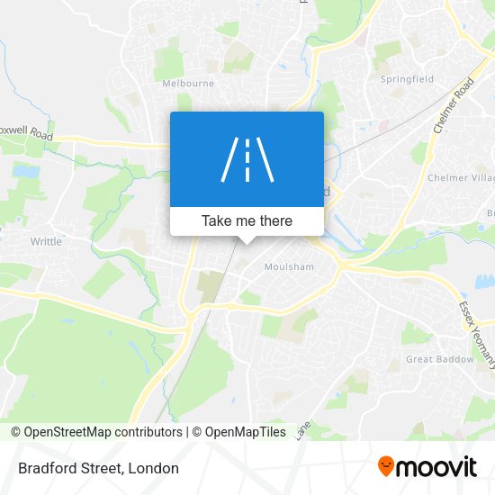 Bradford Street map