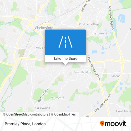 Bramley Place map
