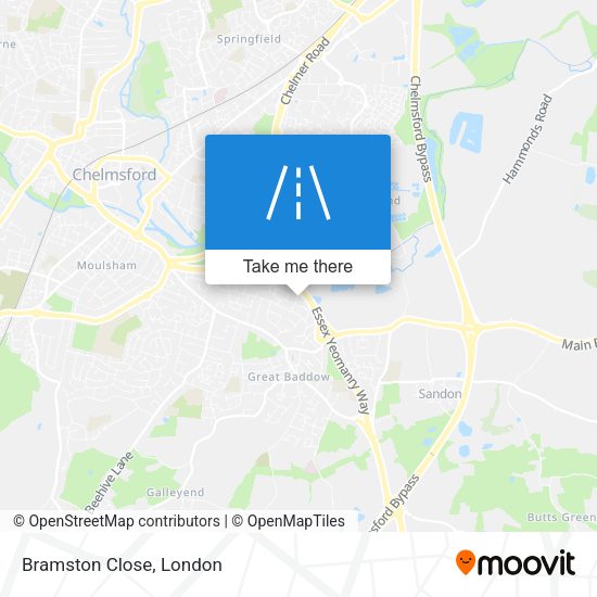 Bramston Close map