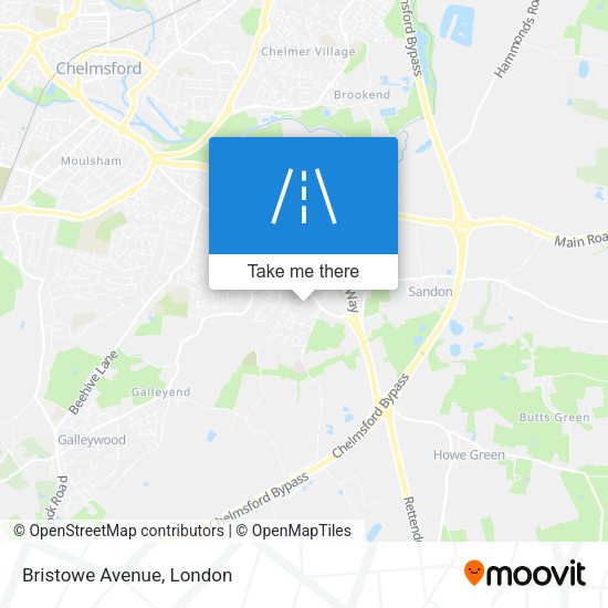 Bristowe Avenue map