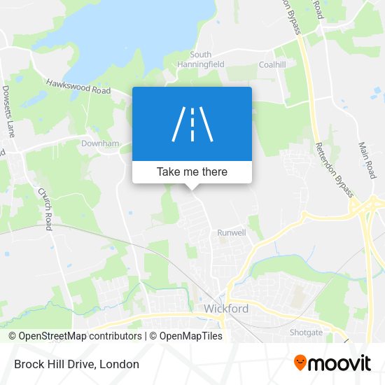 Brock Hill Drive map