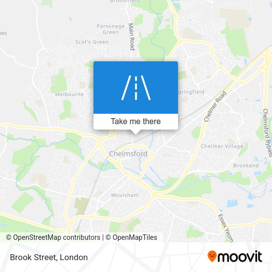 Brook Street map