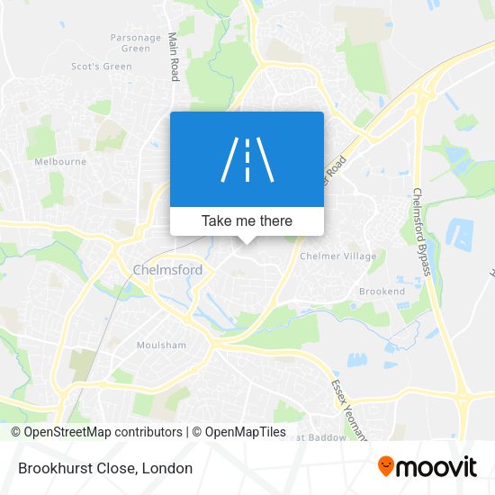 Brookhurst Close map
