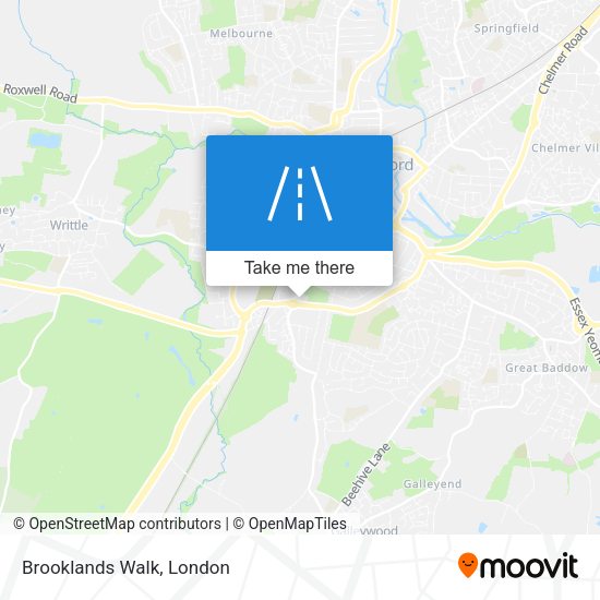 Brooklands Walk map