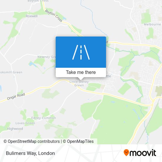 Bulimers Way map