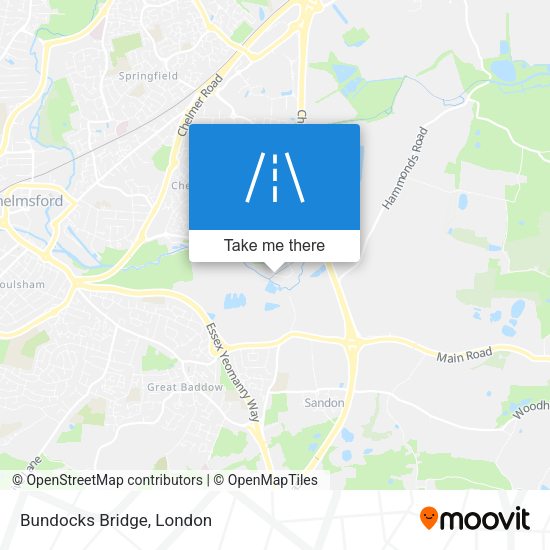 Bundocks Bridge map
