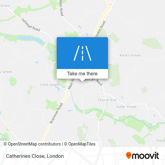 Catherines Close map