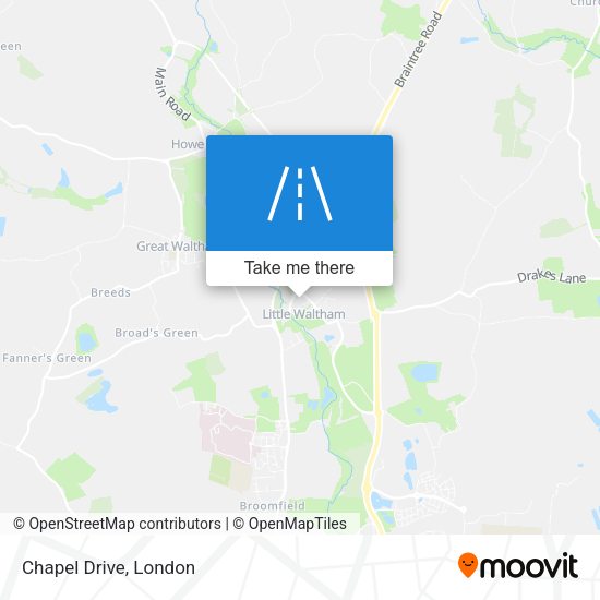 Chapel Drive map