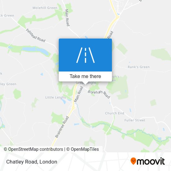 Chatley Road map