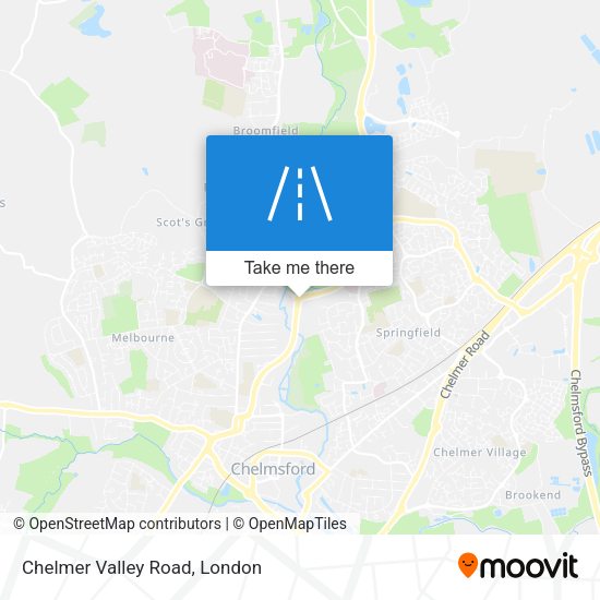 Chelmer Valley Road map
