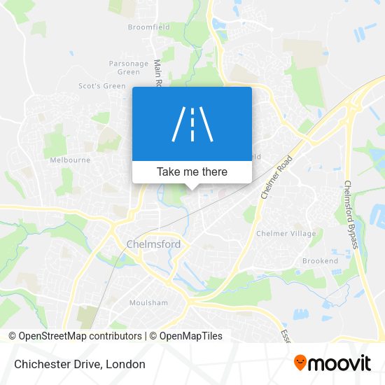 Chichester Drive map