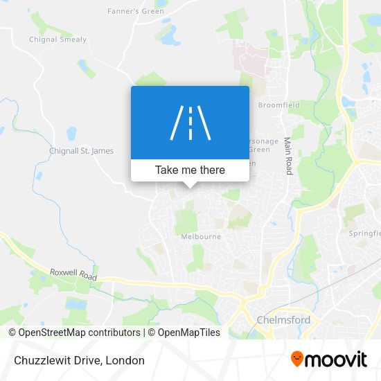 Chuzzlewit Drive map