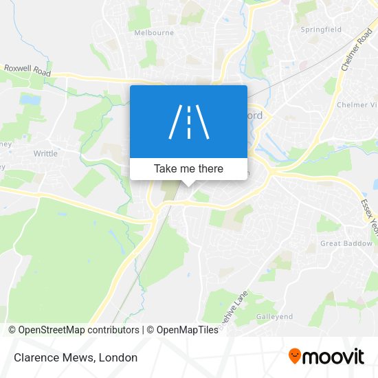 Clarence Mews map