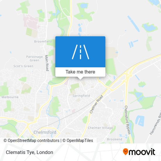 Clematis Tye map