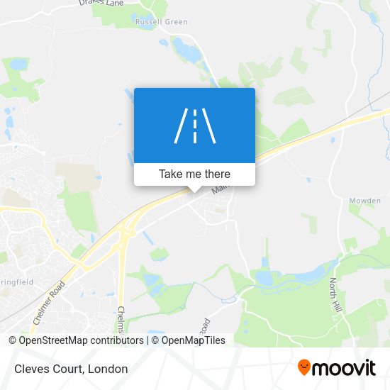 Cleves Court map