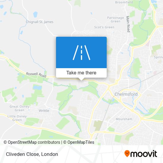 Cliveden Close map