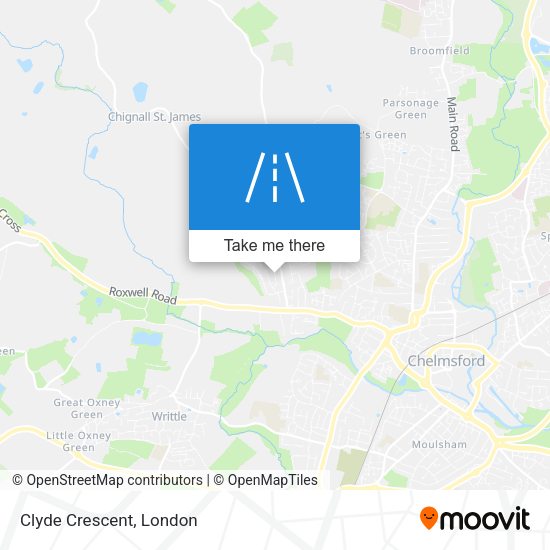 Clyde Crescent map
