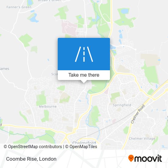Coombe Rise map