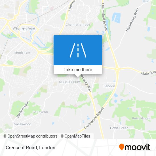 Crescent Road map