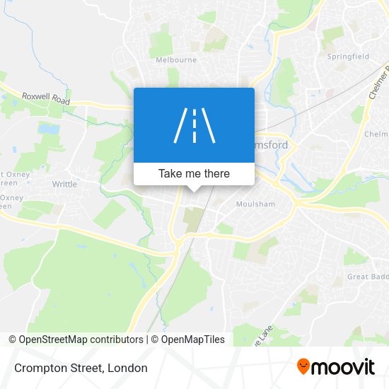 Crompton Street map