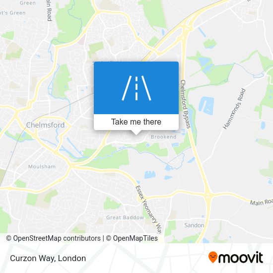 Curzon Way map