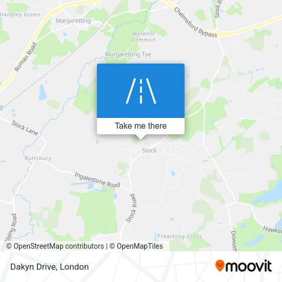 Dakyn Drive map