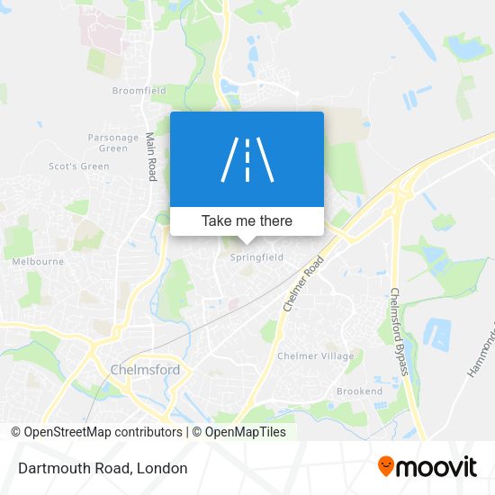 Dartmouth Road map