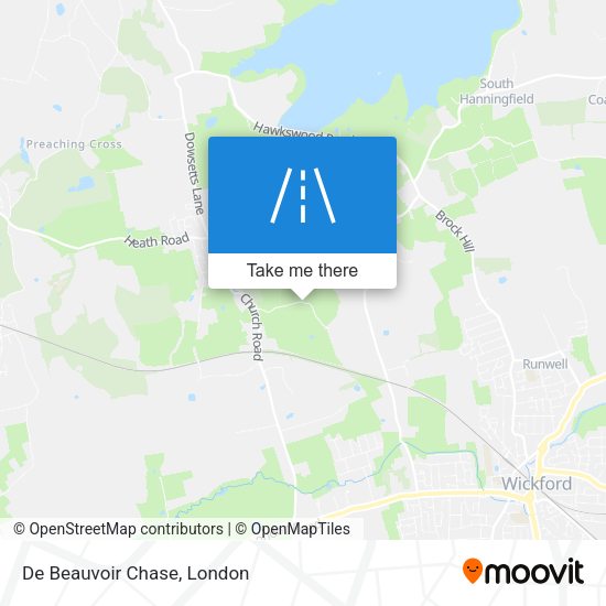 De Beauvoir Chase map
