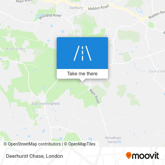 Deerhurst Chase map