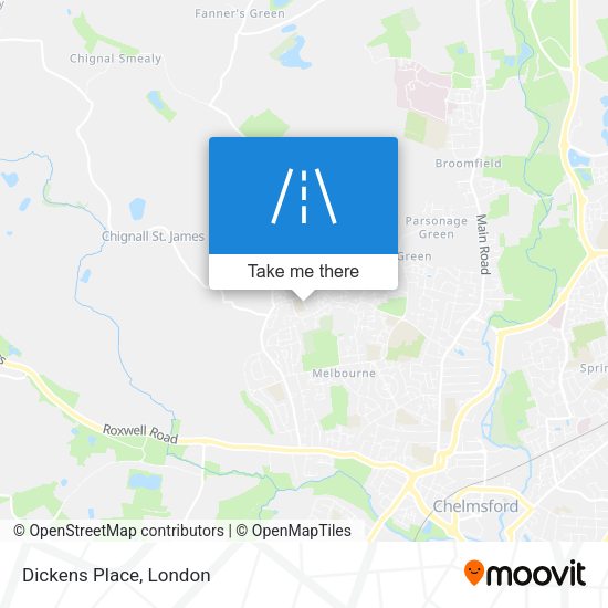 Dickens Place map