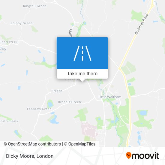 Dicky Moors map