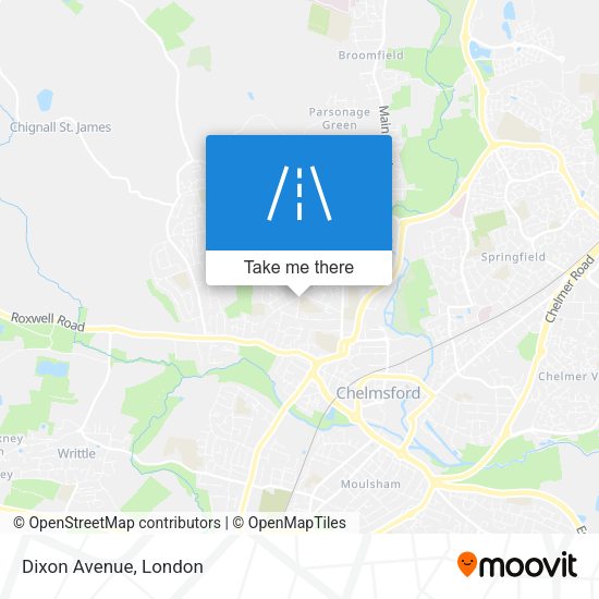 Dixon Avenue map